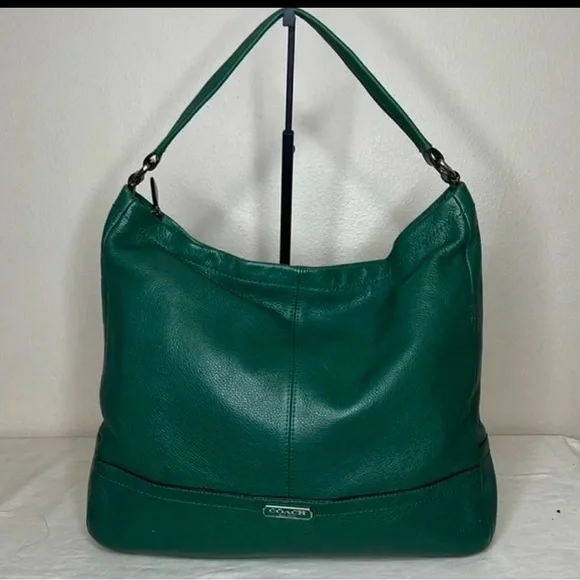 COACH Green Leather Hobo Bag - Picture 7 of 9